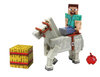 Minecraft figuuri - Steve ja valkoinen hevonen