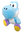 Nintendo Super Mario pehmo Blue Yoshi