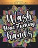 Aikuisten värityskirja - Wash Your Fucking Hands