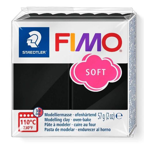 FIMO soft - musta 57g