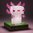 Minecraft Axolotl Icon lamppu